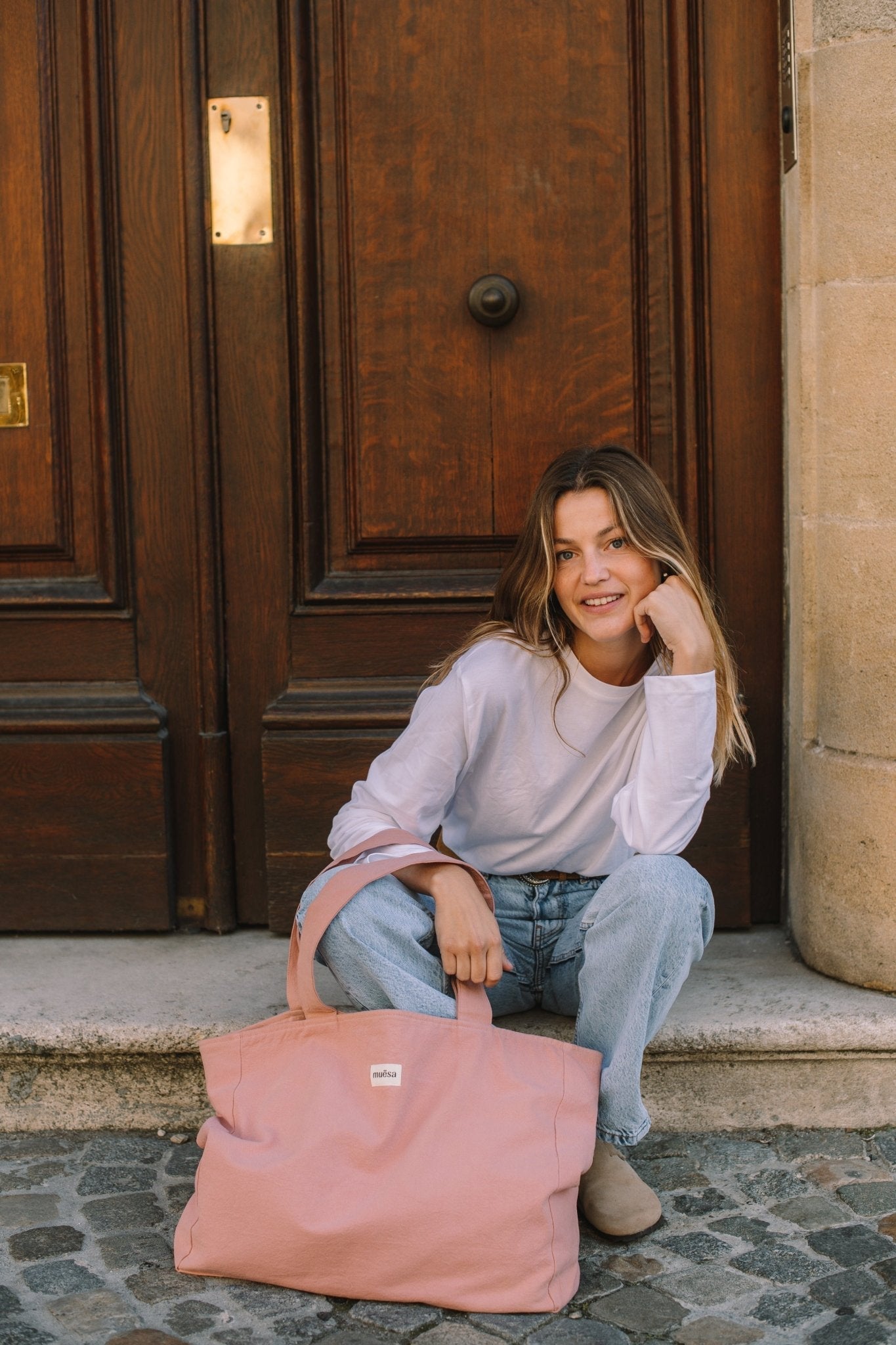 Cabas zippé en coton - Muësa