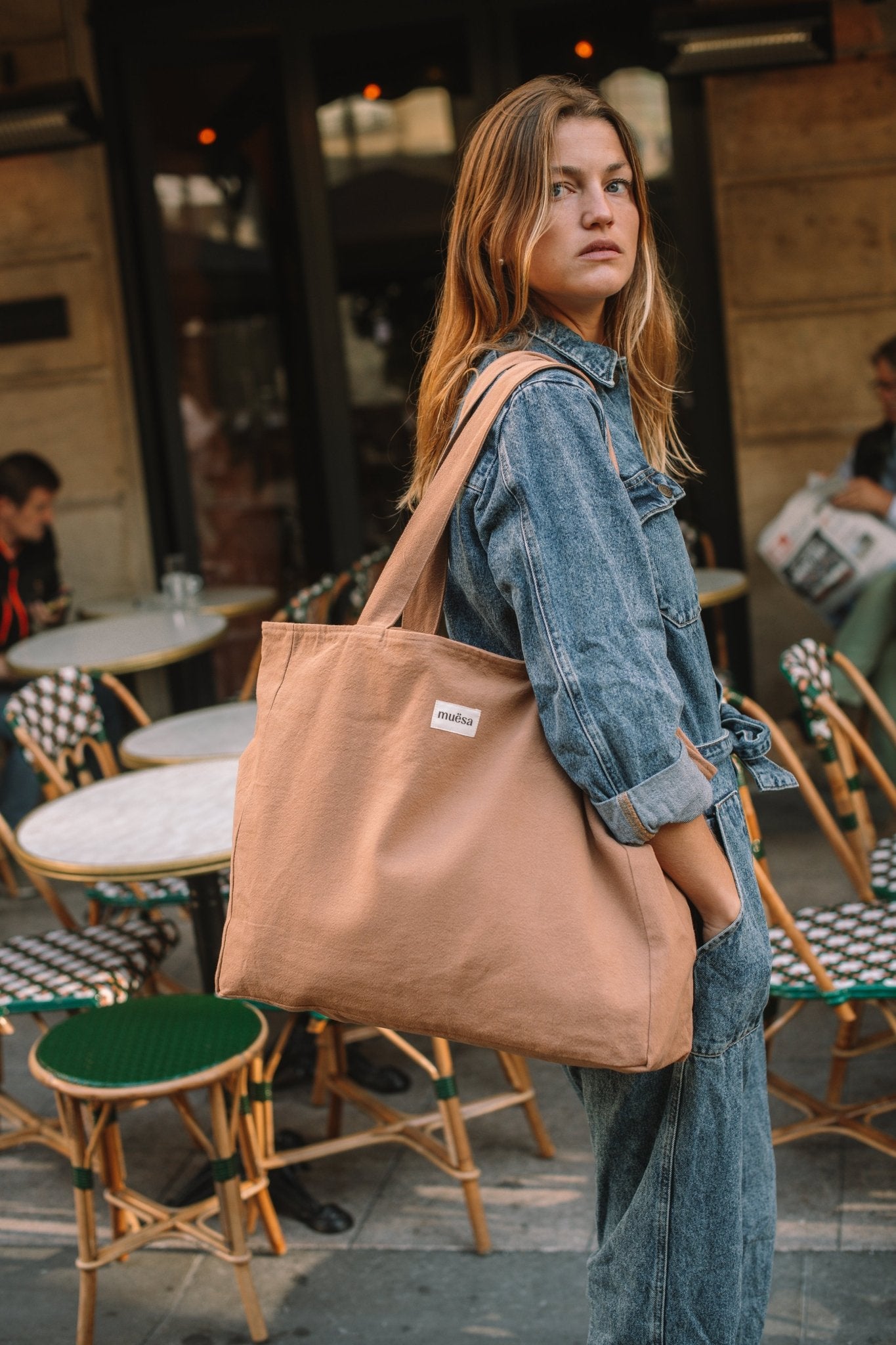 Cabas zippé en coton - Muësa