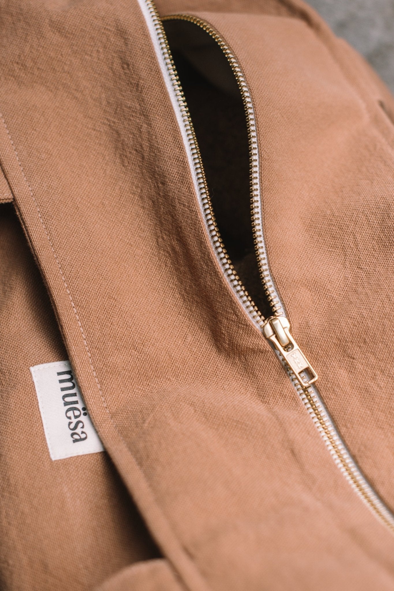 Cabas zippé en coton - Muësa