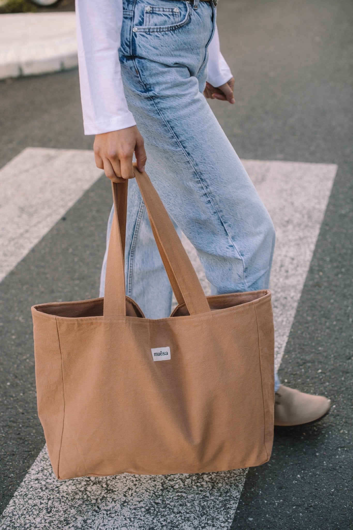 Cabas zippé en coton - Muësa