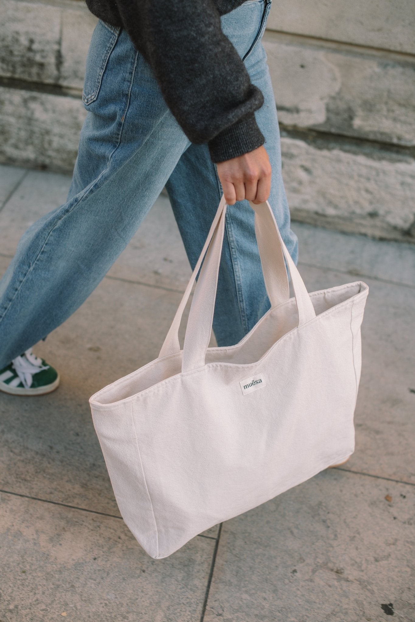 Cabas zippé en coton - Muësa