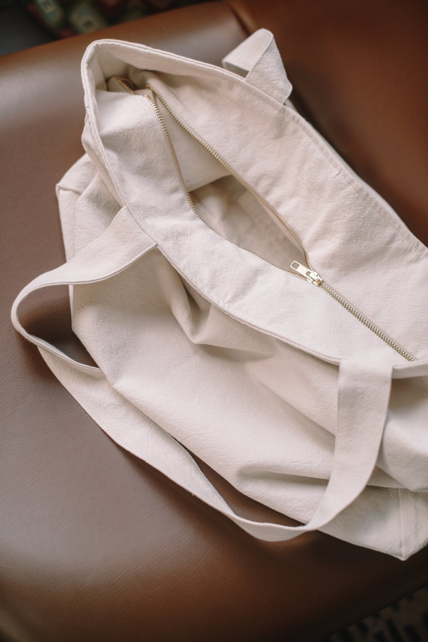 Cabas zippé en coton - Muësa