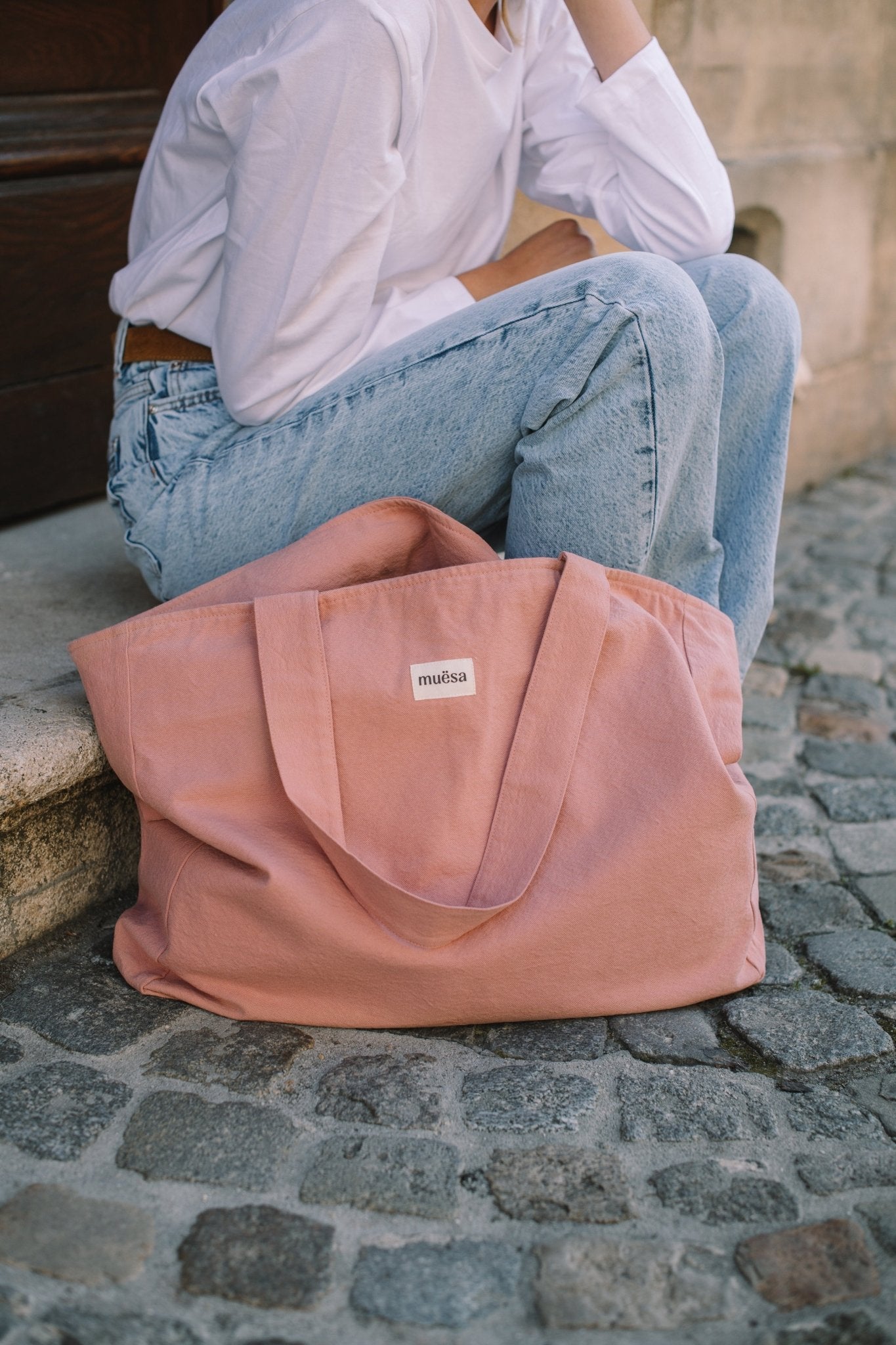 Cabas zippé en coton - Muësa
