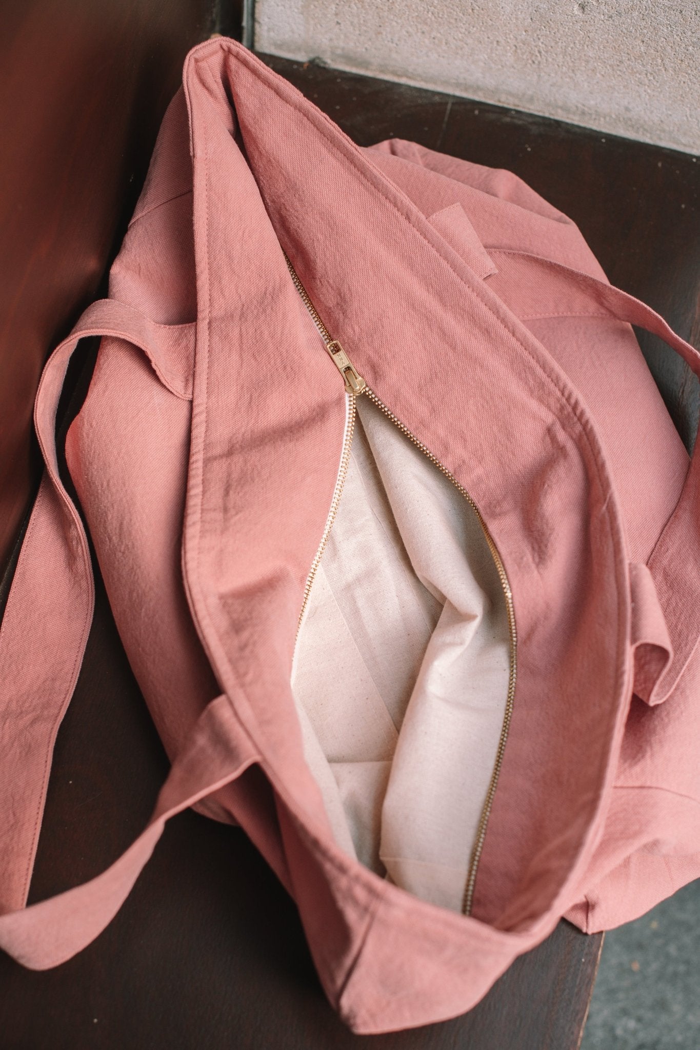 Cabas zippé en coton - Muësa