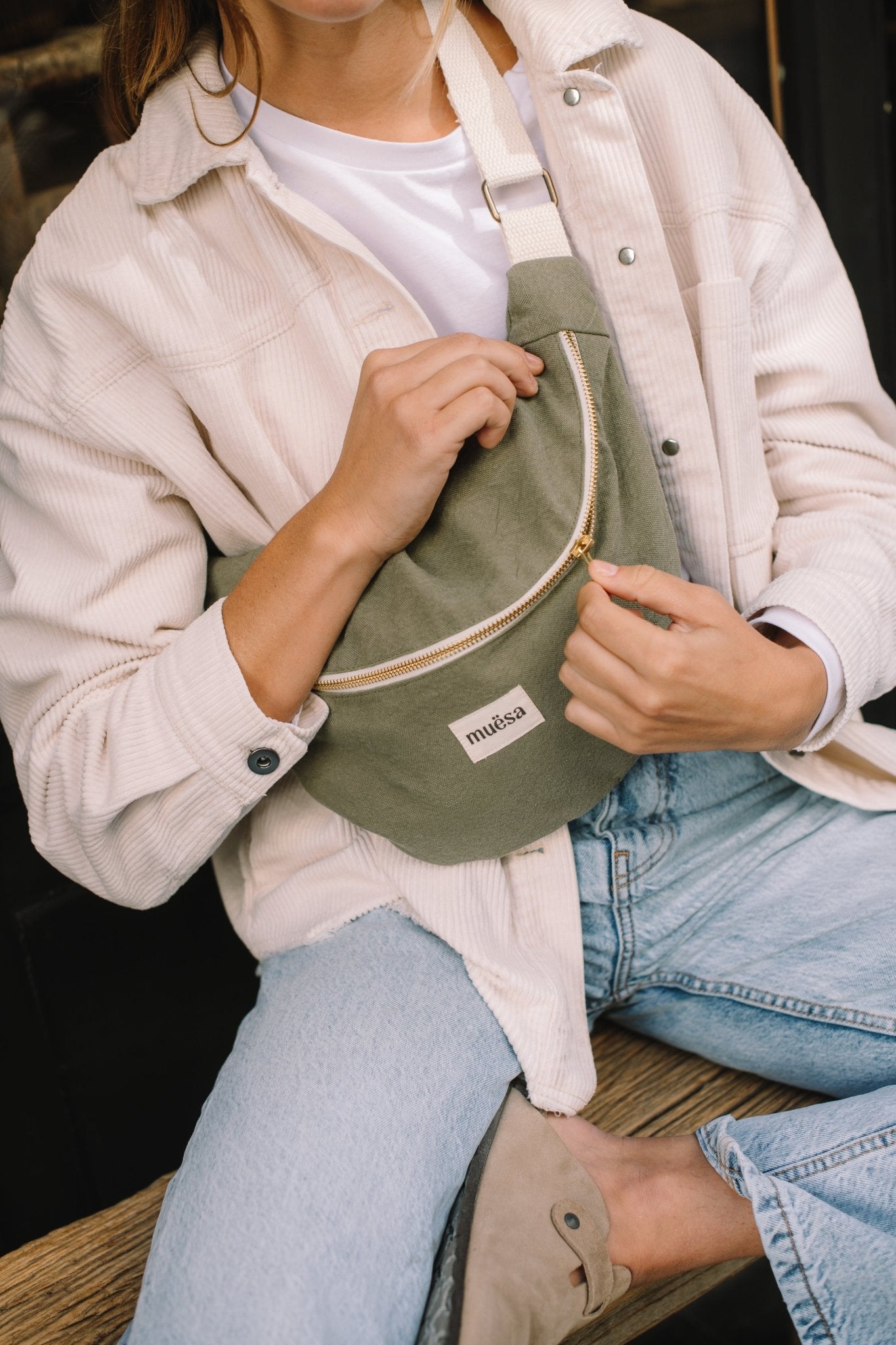 Sac banane Alba en coton - Muësa
