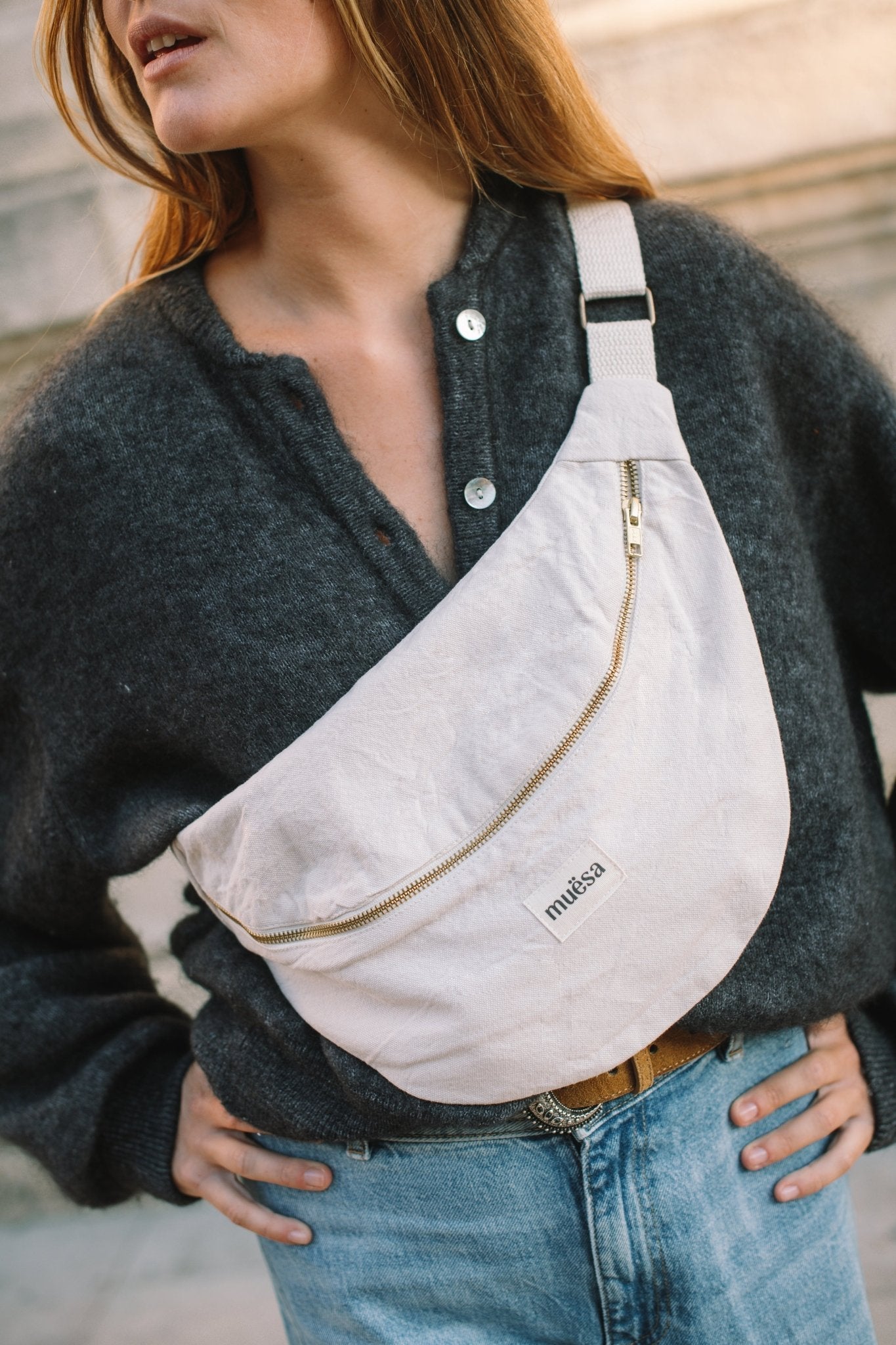 Sac banane Alba en coton - Muësa