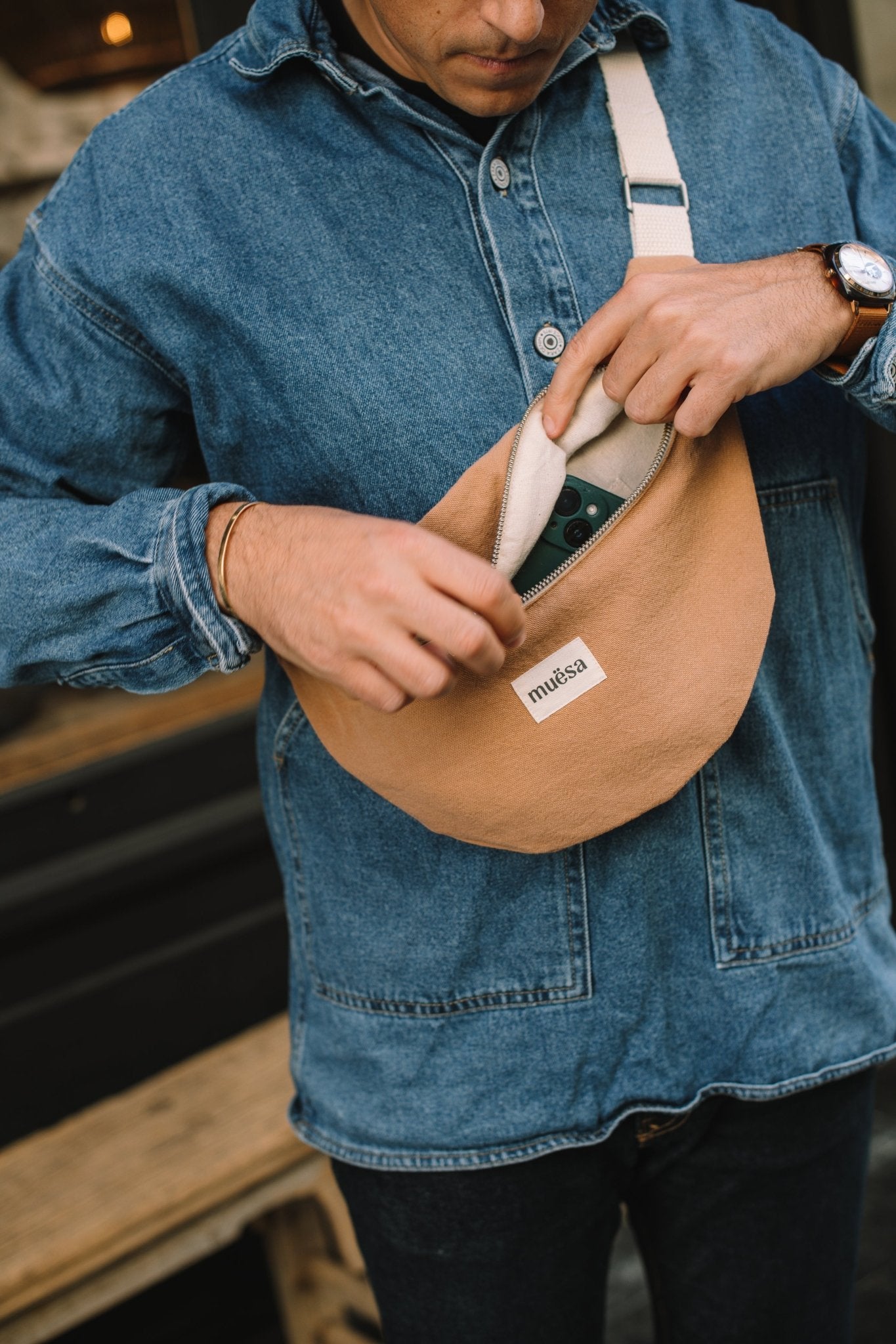 Cotton fashion fanny pack