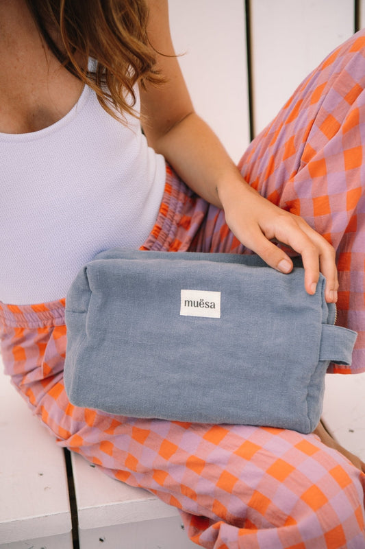 Trousse de toilette en lin - Muësa