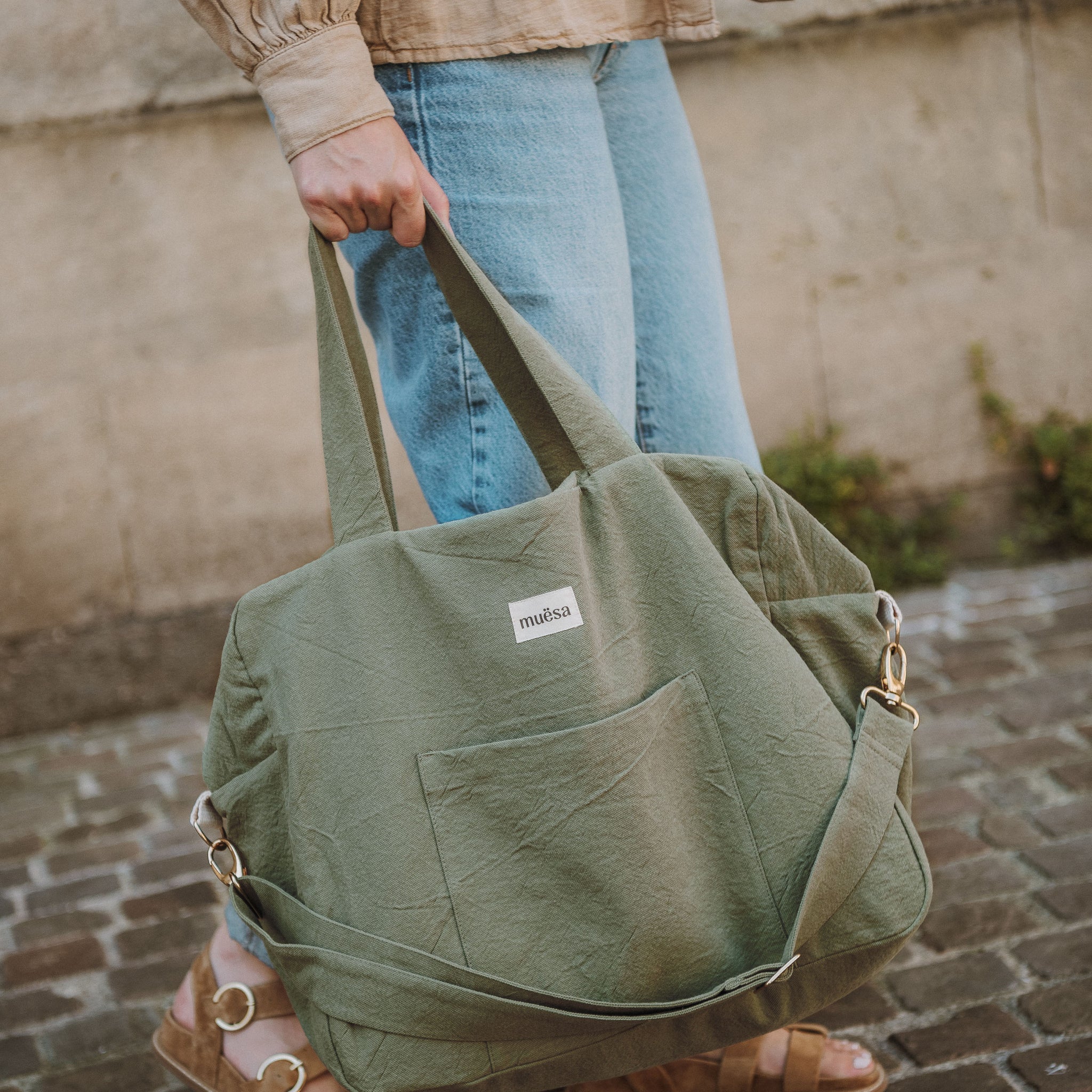 Sac à langer en coton